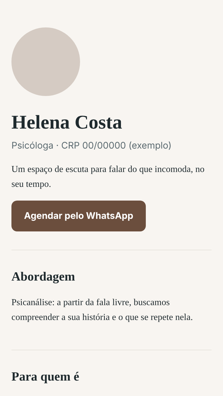 Modelo psicanálise